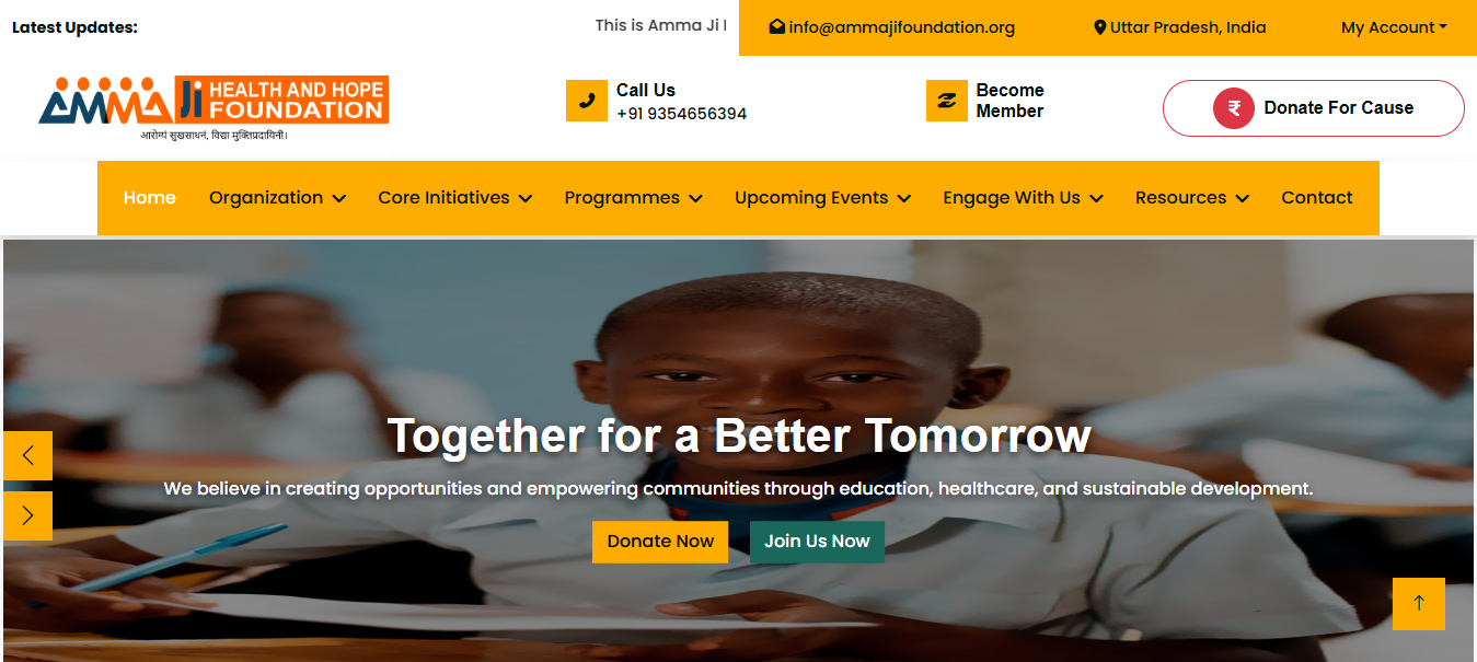 Amma Ji Health and Hope Foundation